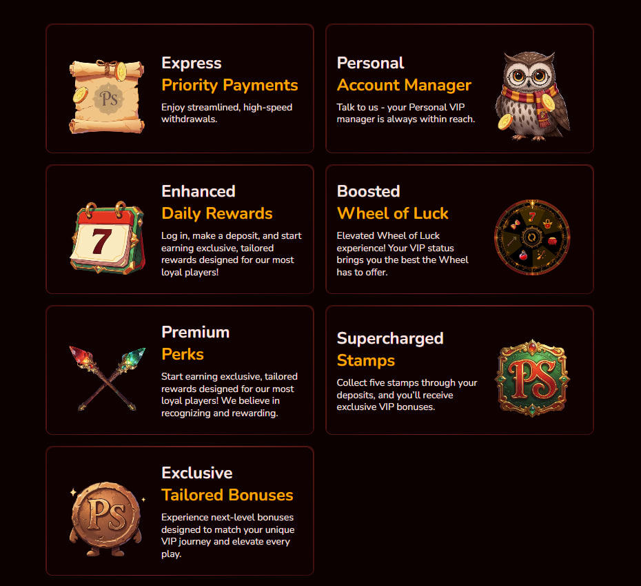 potter slots casino vip